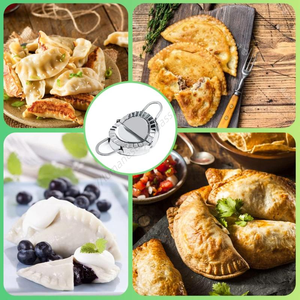 Ensemble de moules à empanadas et raviolis manuels en acier inoxydable personnalisables en gros, trois tailles, pour la pâtisserie et les outils de cuisson - Product Image 5