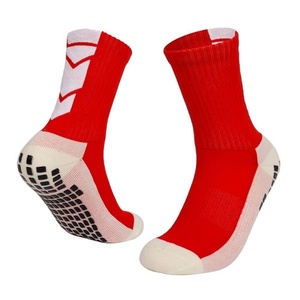 Professional Youth Sports <b>Socks</b> Mid-Cut <b>Compression</b> <b>Running</b> Football with Anti-Slip Grip & Breathable Terry Cushion 100% Cotton - Product Image 1