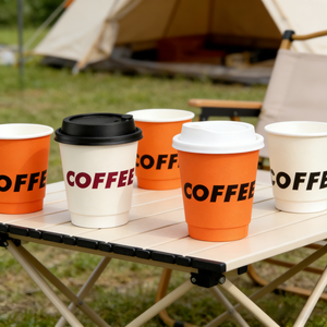 Bicchieri di Carta Personalizzati a Doppia Parete per Caffè, Resistenti, Spessi, Usa e Getta, Riciclabili, di Grado Alimentare - Product Image 3