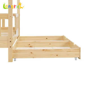 Meubles de chambre à coucher au design moderne, <span class=keywords><strong>lit</strong></span> en <span class=keywords><strong>bois</strong></span> pour enfants avec barrières, <span class=keywords><strong>lit</strong></span> bébé design, <span class=keywords><strong>lit</strong></span> pour enfants avec tiroir de rangement - Product Image 2