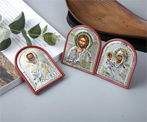 Iconos Ortodoxos, Recuerdo Religioso, Relieve de Aleación de Aluminio, Decoración Religiosa Personalizada, Jesús, Santa María - Product Image 3