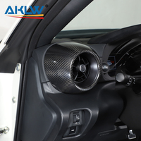 Cadre de protection de l'aérateur avant en fibre de carbone véritable pour Subaru BRZ 2022+ Accessoires intérieurs automobiles