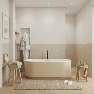 Baignoire autoportante en acrylique renforcé de fibre de verre, fabrication vietnamienne, personnalisable OEM/ODM, finition mate ou brillante, blanche, pour hôtel, maison, spa - Product Image 5