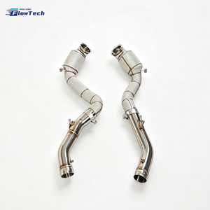 Kit de tubo de escape de alto rendimiento de acero inoxidable 304 para Mercedes AMG E63 W213 E63S S213 M177 4.0T V8 Twin Turbo de alto flujo, Euro 5, 200 celdas - Product Image 6