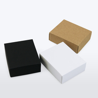 Couvercles de base pliables avec impression écologique et logo personnalisé Boîtes d'emballage cadeau en papier pour chaussettes et sous-vêtements