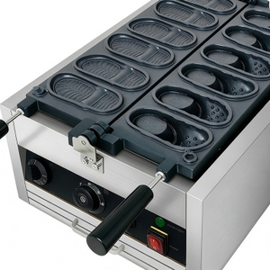 Máquina Comercial Eficiente para Hacer Waffles <span class=keywords><strong>Crocs</strong></span> a Gas y Eléctrica para Vendedores Ambulantes, para Elaborar Waffles de Huevo y Waffles de Burbujas de Moda - Product Image 6