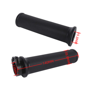 Xe máy màu đen tay lái Grips lắp ráp kiểm soát chuyển đổi cho Honda REBEL cmx300 - Product Image 2