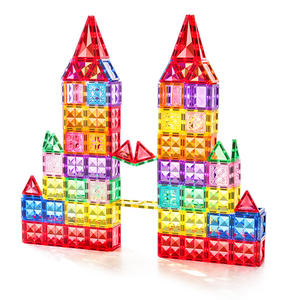 Nshine Magnetic <b>Blocks</b> 400Pcs Colorful 3D <b>Building</b> Toys <b>For</b> <b>Kids</b> Age 3+ Educational Creative Play Set - Product Image 2