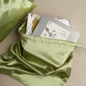 Biểu Tượng Tùy Chỉnh <span class=keywords><strong>Satin</strong></span> Dây Kéo Túi Nước Hoa Quần Áo Túi Bụi Và Đồ Trang Sức Pouch Đối Với Quà Tặng Bao Bì - Product Image 6