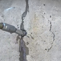 Mortier d'injection polyuréthane liquide pour scellement des fissures et joints, imperméabilisation des murs d'entrepôt et de salle de séjour, moderne et durable