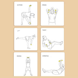 Mancuernas Recubiertas de Silicona para Mujeres, Mancuernas Ligeras para Yoga, Tonificación de Brazos y Ejercicio Físico en Casa - Product Image 6