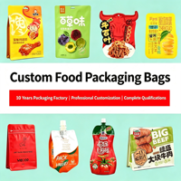 Sachet Doypack Personnalisé Imprimé de Qualité Alimentaire avec Fermeture Éclair, Matériaux MOPP/VMPET/PE, Emballage Personnalisé