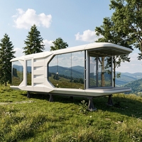 Maison préfabriquée mobile moderne, maison capsule écologique, maison capsule à prix d'usine de qualité supérieure, vente chaude, personnalisable
