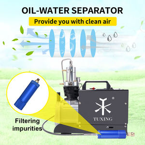 ปั๊มลมไฟฟ้า TUXING แบบหยุดอัตโนมัติ กระบอกเดี่ยว 30mpa/4500psi/300bar 220V สำหรับเติมลมปืนลม <span class=keywords><strong>PCP</strong></span> เพ้นท์บอล ดำน้ำ ล่าสัตว์ - Product Image 4