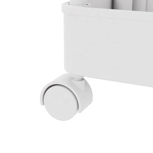 Đa-cảnh nơi hẹp 4 Tier Slim Organizer phòng tắm xe đẩy nhựa lưu trữ giỏ hàng Khoảng cách cán tiện ích lưu trữ giá - Product Image 4