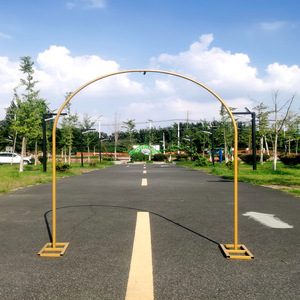 <span class=keywords><strong>Arche</strong></span> <span class=keywords><strong>de</strong></span> ballons circulaire en métal doré pour mariage en plein air, pelouse <span class=keywords><strong>et</strong></span> couloir <span class=keywords><strong>de</strong></span> parc - Product Image 5
