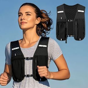 Chaleco Deportivo para Exteriores, Ligero, de Nailon, para Correr, Senderismo, Ciclismo, con Bolsillos para Teléfono, para Hombres y Mujeres - Product Image 1