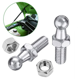 Pernos de bola de acero inoxidable M6 M8 con tuercas para amortiguadores de gas automotrices y varillas de soporte - Product Image 1