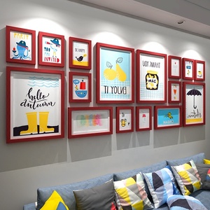 Khung Ảnh Chất Lượng Cao Phòng Khách Phong Cách Hiện Đại Bộ Dụng Cụ Treo Tường Trang Trí Sáng Tạo Bộ Khung Ảnh Bằng Gỗ Cứng - Product Image 4