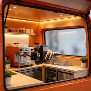 Camiones de Comida Móviles de Uso Generalizado, Camiones Eléctricos Multifuncionales para Café y Té con Leche, Personalizables - Product Image 5