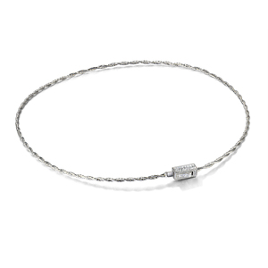 FANYA FYXL120040 สร้อยคอจี้เพทายสังเคราะห์เงินแท้ 925 สำหรับผู้หญิง สร้อยคอชุบเงิน ดีไซน์เก๋ ทันสมัย ใช้งานได้หลากหลาย - Product Image 4