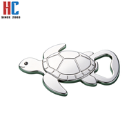 Décapsuleur en alliage de zinc émaillé en forme de tortue de mer, aimant de réfrigérateur, décapsuleur de bière tortue, fabrication sur mesure en usine depuis 20 ans
