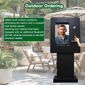 Terminal de commande et de paiement libre-service pour restaurant, écran tactile 24 <span class=keywords><strong>pouces</strong></span>, avec imprimante, caméra et scanner - Product Image 5