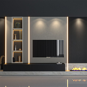 Mueble De TV LED Moderno De Diseño Italiano Económico Y Exclusivo Para Sala De Estar - Product Image 2