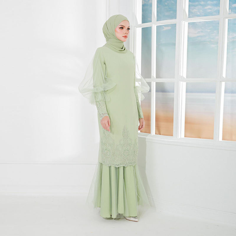 Mermaid Kebaya Elegant Muslim Women's Clothing