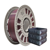 Filament PLA Soie Bicolore en Gros 1.75mm 1kg, Imprimante 3D Deux Tons, Lisse Brillant Sans Filamentisation, Haute Précision Personnalisée