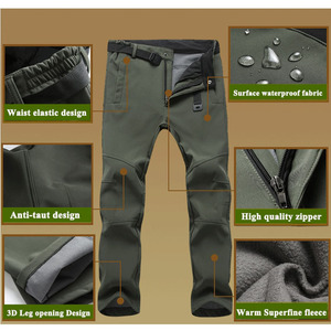 Pantalones térmicos de senderismo para <span class=keywords><strong>mujer</strong></span>, ropa impermeable para deportes al aire libre, escalada, <span class=keywords><strong>montaña</strong></span>, Camping, Invierno - Product Image 6