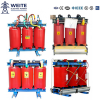 Transformateur triphasé sec à isolation F/H en résine époxy coulée 11kV 100kVA 200kVA 400V 480V 60Hz Cuivre CE60076 ISO