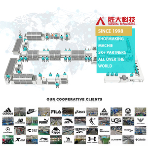 Máquinas de Fabricación de Calzado SHENGDA, Precio Directo de Fábrica, Línea Doble, Equipo Completo para Fabricar Zapatillas de Cuero para Niños y Calzado Escolar - Product Image 1