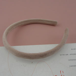 Bandeaux en plastique de velours doux pour enfants, bandeaux courts et en peluche, cerceaux de <span class=keywords><strong>cheveux</strong></span> pour filles, accessoires de bricolage, nouvelle collection, 12mm - Product Image 6