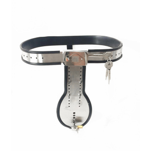 Bragas sexys, cinturón de castidad masculino con jaula para pene, bloqueo de castidad de acero inoxidable, dispositivo CBT, productos de metal de bondage BDSM para adultos - Product Image 2