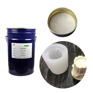 Gomma di silicone liquido materia prima per rendere artificiale latte bianco rtv2 condensazione cura per calcestruzzo gesso prodotti muffa
