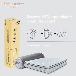 Eurikak matras ukuran ganda, kain anti-selip dengan penemuan kasur pegas untuk kamar tidur sekolah rumah sakit - Product Image 4