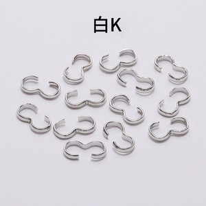 Hebilla de tres caracteres sin níquel, chapada en oro, de metal, para fabricación de collares, accesorios de joyería, formas mixtas, verano 2025 - Product Image 4