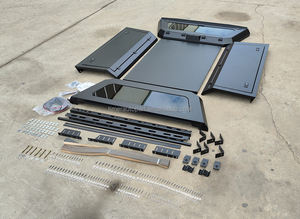 2017 GMC Sierra 1500 <span class=keywords><strong>6</strong></span><span class=keywords><strong>ฟุต</strong></span>หลังคารถบรรทุกเหล็กกันน้ำพร้อมล็อคฟังก์ชั่นใยแก้วหมวกแคมป์ - Product Image 2