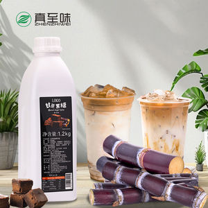 น้ำเชื่อมผลไม้เข้มข้นน้ำตาลทรายแดงจากไต้หวันสำหรับชาบับเบิ้ล2024 - Product Image 1