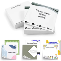 Notas Adhesivas Personalizadas SL de 3" X 3", Bloc de Notas Autoadhesivas Personalizadas para la Escuela, Oficina y Negocios