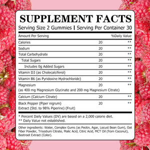 Hot Sale Magnesium Glycinate GummiesWith Magnesium Improved Night Quality Promotes Memory Muscle Joint Bone Support Gummies - Product Image 2