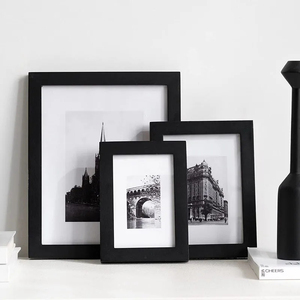 Marco de Fotos de <span class=keywords><strong>Madera</strong></span> y Acrílico, Exhibición de Escritorio Independiente para Decoración del Hogar, Disponible para Exhibir Fotos de 5x7/8x10 con Paspartú - Product Image 1