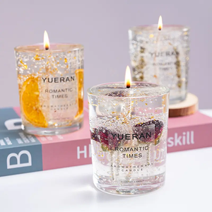 Candele Profumate di Lusso 2025 In Offerta all'Ingrosso, Decorazioni per la Casa, Candele Aromatiche di Lusso in Bicchiere di Vetro per Aromaterapia - Product Image 3