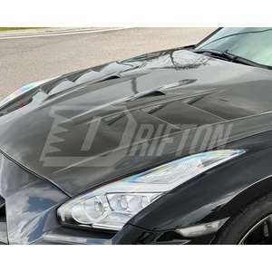 Cappuccio in fibra di carbonio stile Topsecret per cofano motore <span class=keywords><strong>Nissan</strong></span> <span class=keywords><strong>GTR</strong></span> R35 - Product Image 2