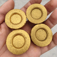 Charbon de bois rond pour encens et chicha, 40 mm, noir, fabriqué à la machine, allumage rapide, auto-ignifuge