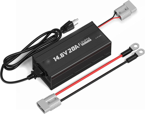 <span class=keywords><strong>Chargeur</strong></span> <span class=keywords><strong>de</strong></span> <span class=keywords><strong>batterie</strong></span> LiFePO4 14,6 V 20 A <span class=keywords><strong>pour</strong></span> batteries LiFePO4 12 V, pack <span class=keywords><strong>de</strong></span> batteries <span class=keywords><strong>pour</strong></span> <span class=keywords><strong>camping</strong></span>-cars et véhicules utilitaires, <span class=keywords><strong>chargeur</strong></span> <span class=keywords><strong>de</strong></span> <span class=keywords><strong>batterie</strong></span> au lithium phosphate - Product Image 2