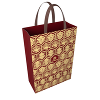 Style chinois de luxe recyclable pleine impression logo personnalisé poignée durable emballage personnalisé shopping paquet cadeau sac en papier