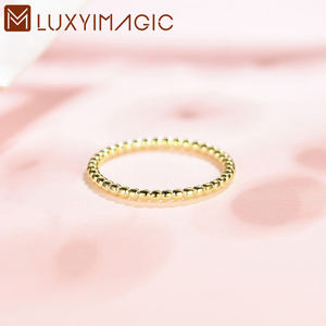 Anillo Sencillo de Plata de Ley 925, Joyería Clásica, Regalo de Boda para Mujer, Anillo de Boda Elegante de Plata de Ley 925 - Product Image 2