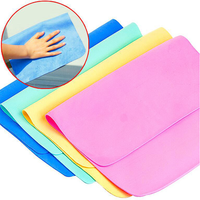 Chiffon de nettoyage de fenêtre Super absorbant, serviette de Chamois PVA, chiffon de Chamois pour lavage de voiture, séchage rapide, chiffon de nettoyage magique